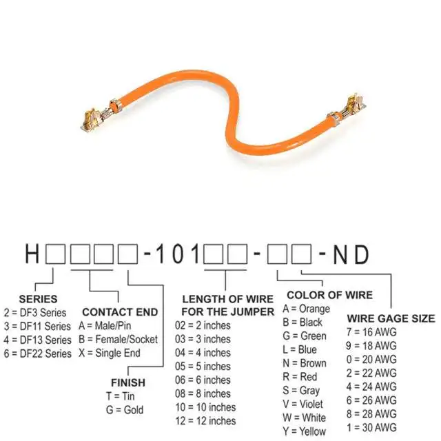 H3BBT-10110-A6 JUMPER-H1504TR/A3049A/H1504TR10 |
