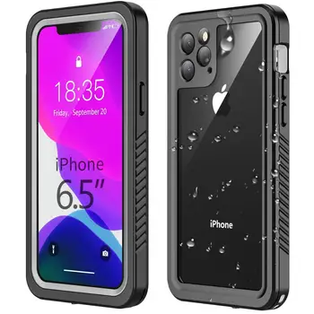 

Waterproof Case For iPhone 11 Pro Max Shock Dirt Snow Proof Protection for iPhone11 6.5 inch Phone case With Touch ID Cover