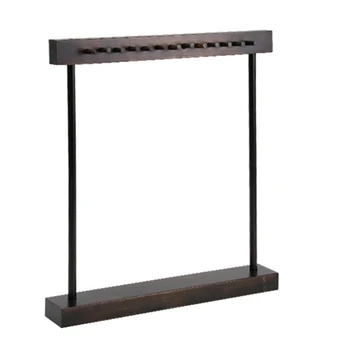 

13 Hook Imitation Walnut Vintage Necklace Display Stand Props Jewelry Display Stand Jewelry Collection Stand