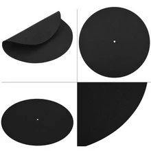 Аксессуары LP проигрыватель плоский уменьшающий шок записывающий коврик ультра тонкий Виниловый проигрыватель антистатический круглый Домашний диск мягкий сменный коврик