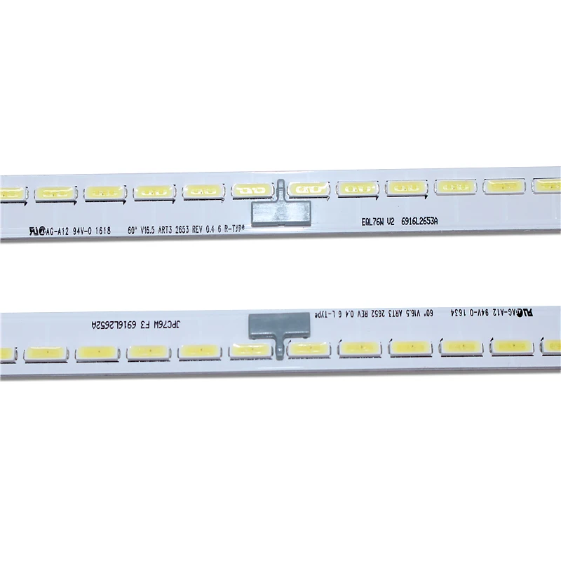 Tira Retroiluminação Led Lâmpada para lg 60 66 V16.5 Art3 6922l0147a 4021 60lg61ch Lc600ege fj m3 Lc600eqf 60uf7700 6916l2653a - Imagem 6