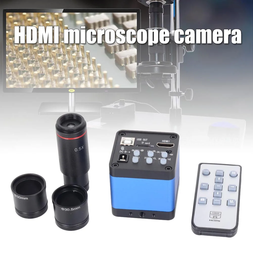 41MP 1080P HDMI 30 мм 30,5 мм объектив адаптер окуляра объектив для камеры промышленный микроскоп электронный 0.5X адаптер для окуляра CLH@ 8