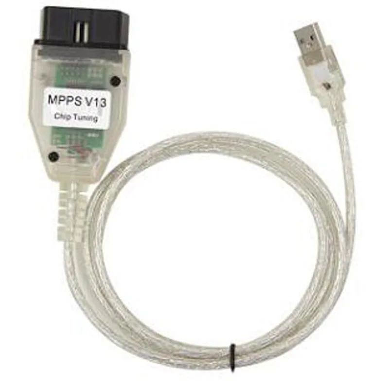 ECU Программатор SMPS MPPS V13.02 V13 K может мигать чип Тюнинг перекарта MPPS V13.02 OBD2 автомобильный диагностический кабель с многоязычным