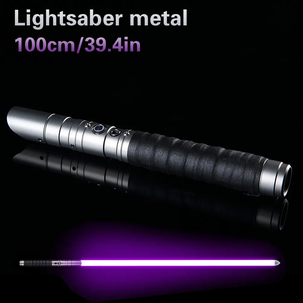 Tanie Lightsaber metalowy miecz Metal Cosplay chłopiec Gril Espadaes gwiazda zabawki laserowe migające dzieci światła Saber LED Luke zabawki prezent