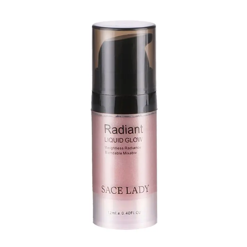 1 SACE LADY Illuminator макияж хайлайтер Крем для осветления лица профессиональный мерцающий макияж жидкое свечение Набор Косметика - Цвет: 1