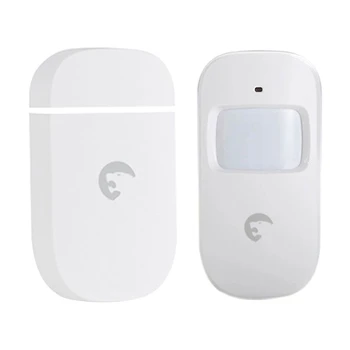 

Etiger ES-D1A PIR Motion Sensor Wireless Wide Angle PIR Movement Detector & Etiger ES-D3C Wireless Door/Window Contact Alarm Hom
