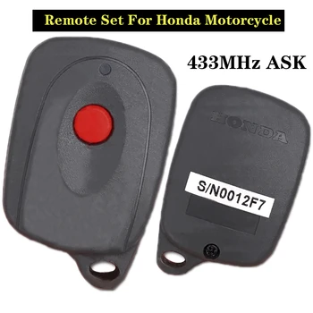 

433MHz ASK Remote Set Car Key Remote Control For Hond*a Motorcycle