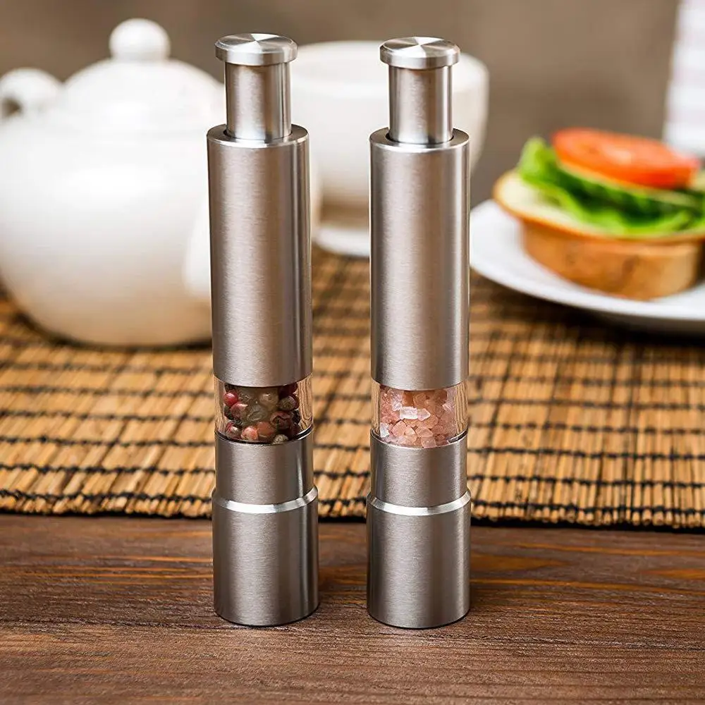 Manual Pepper Mill Salt Shakers Thumb 