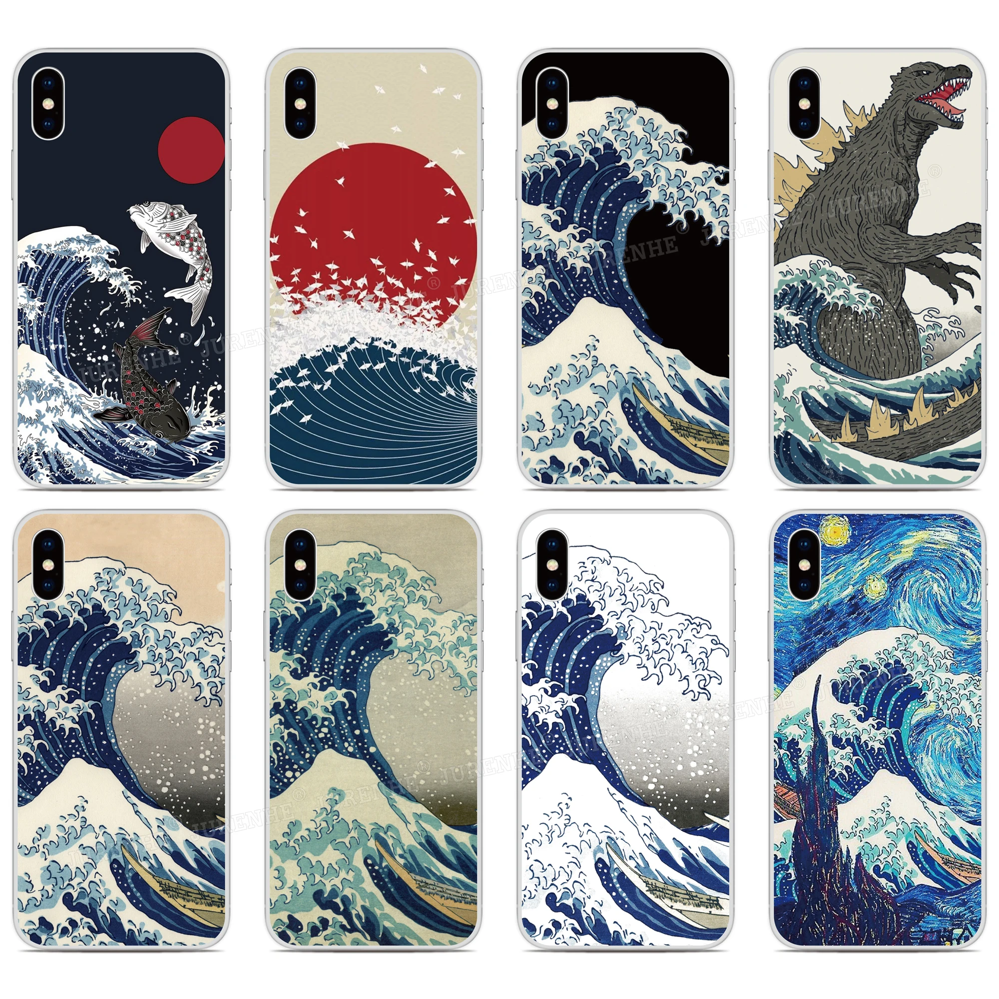 Чехол Kanagawa для телефона Google Pixel 5 5XL 4XL 2 3 4 4A 4G 5G 3A XL 2XL 3XL Lite силиконовый защитный