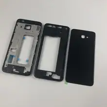 Для samsung Galaxy J4+ J4 Plus J415 J415F J415FN Корпус Передняя средняя рамка+ задняя крышка батареи+ крышка объектива камеры