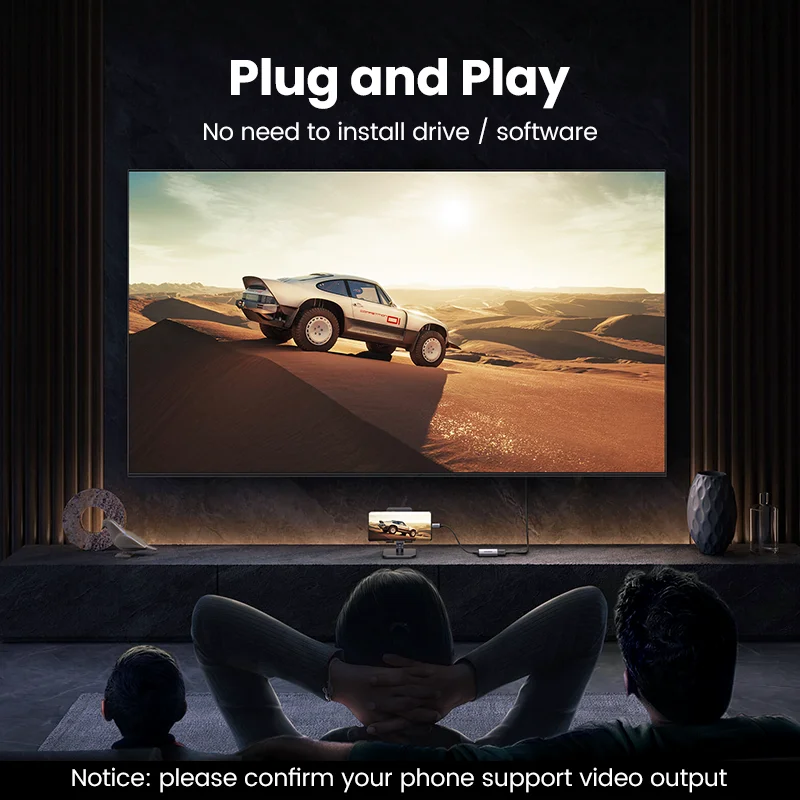 Ugreen-usb tipo c para Cabo Hdmi 4k Adaptador para Iphone 15 Xiaomi Macbook Pro Air Ipad Pro Samsung Galaxy - Image 5