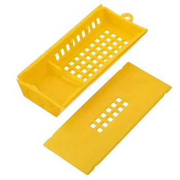 

10pcs Professional Queen Bee Butler Cage Catcher Beekeeping Tool 8.5*4cm#L1