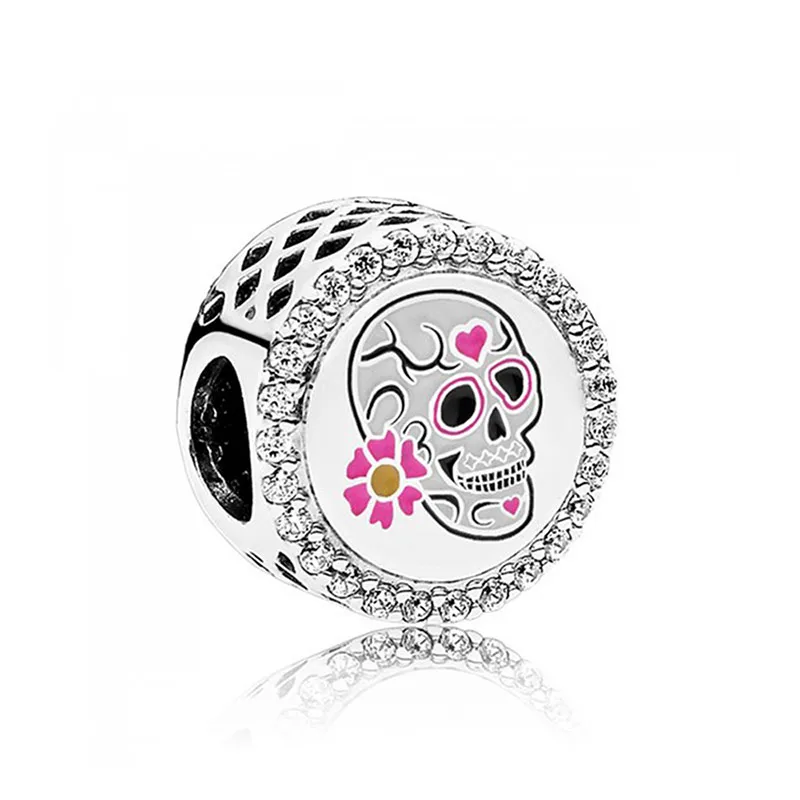 PDB ZZ 45 Original 925 sterling silver fashion charm jewelry, original logo gift wedding jewelry for ladies jewelry - Цвет: ENG792016CZ
