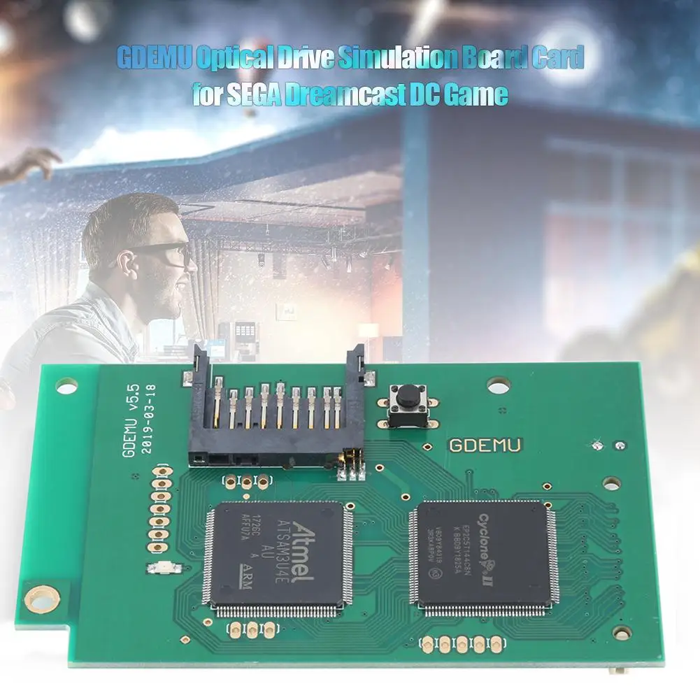 

ALLOYSEED Optical Drive Simulation Board For SEGA Dreamcast DC GDEMU VA1 Game Replacement Accessories Color Random