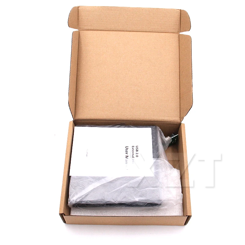 12,7 мм USB 2,0 Внешний DVD/cd-rom корпус SATA для SATA оптический диск внешний корпус для DVD для ноутбука Настольный ПК