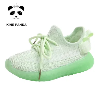 

KINE PANDA 1 2 3 4 5 Years Old Night Luminous Kids Shoes Teen Boys Girls without Light Children Casual Sneakers Sport Shoes