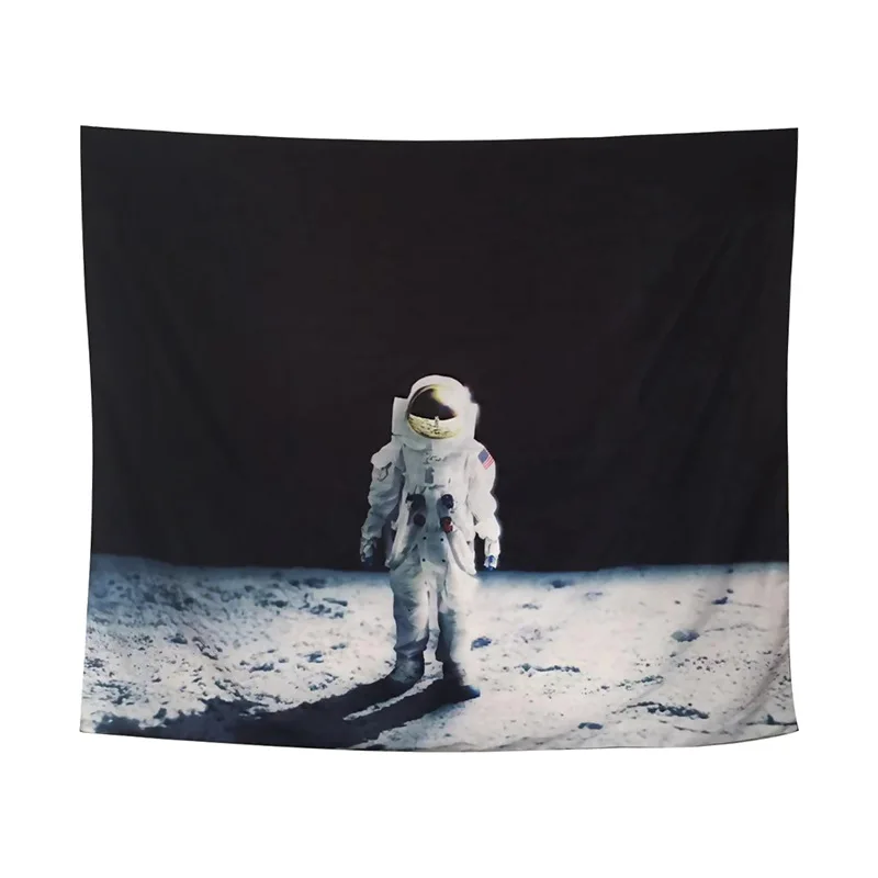 Космическая разведка гобелен "Космонавт" настенная подвесная ткань студенческий штора-фон для дома, спальни, украшения стен