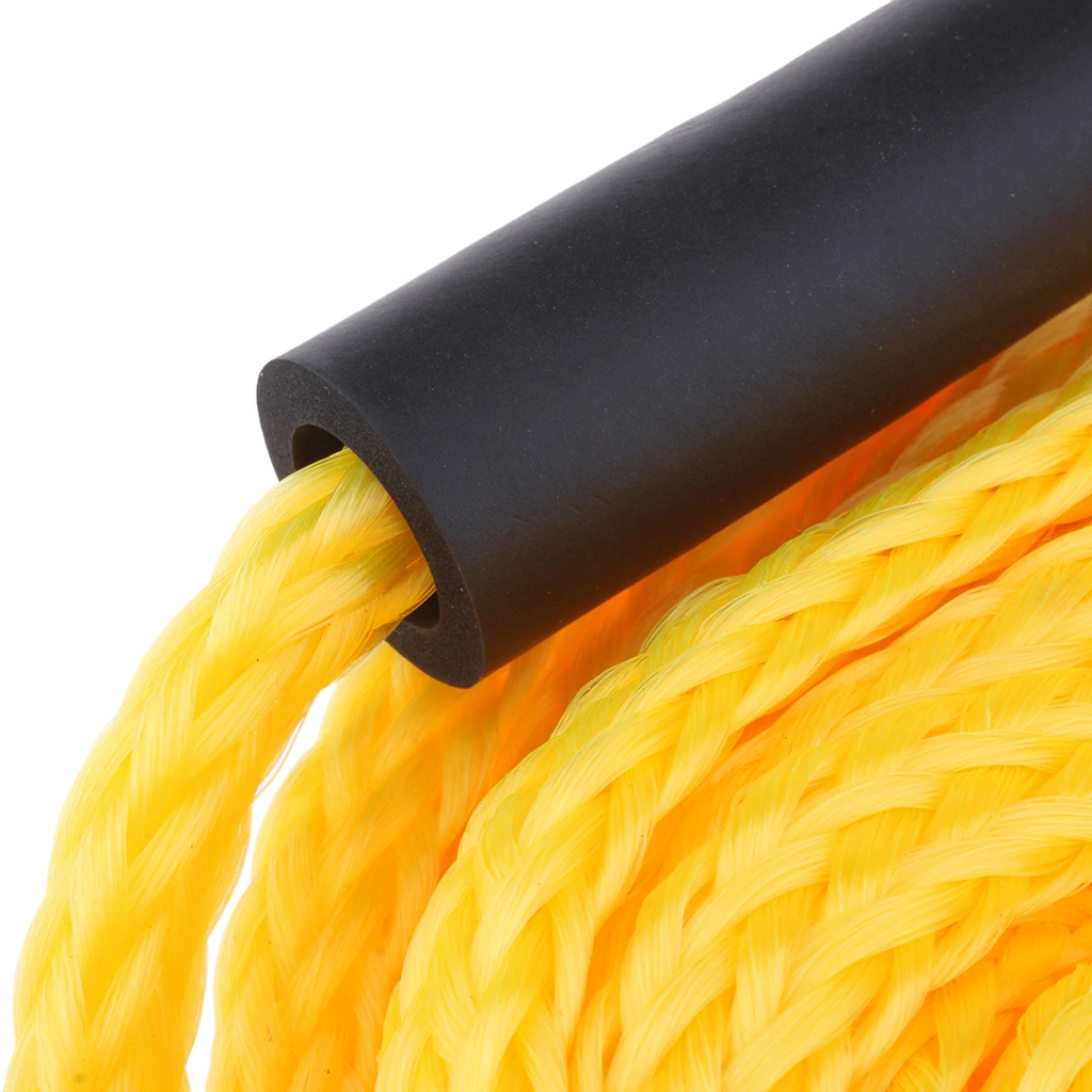 18m/59ft Bumper Fender Bungee Tie Mooring Rope w/ Foam Float Random Color Boat Anchoring Docking
