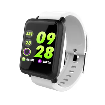 

M28 Smart Watch Waterproof Sports Wristband 1.3" HD Color Screen Blood Pressure Heart Rate Monitor Bluetooth Watch