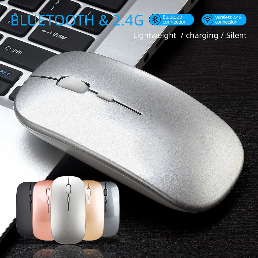 20# Бесшумная мышь M90 перезаряжаемая Беспроводная BT 5,0 USB Двухрежимная игровая мышь, Мыши для ПК, ноутбука, мышь Sem Fio recarregagel mouse