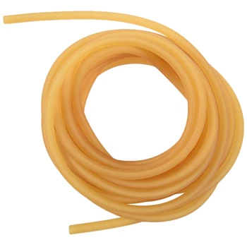 

Natural Latex Rubber Band Tube Elastic 2x5mm Yellow size:2M