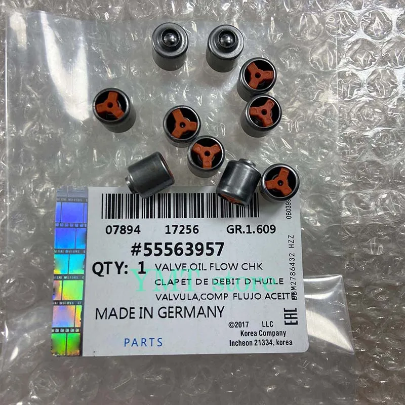 10Sets Original Oil- By-Pass Valve Oil Flow One-Way Valve For 