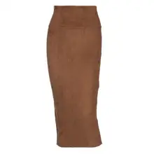 Trendy Skirt Bodycon Soft Zipper Stretch Bodycon Skirt  Women Skirt    Midi Skirt