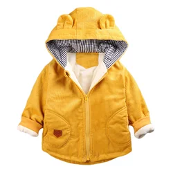 HS – manteau d'hiver chaud en coton pour bébé fille et garçon, vêtement d'extérieur à la mode pour nouveau né, 2021 