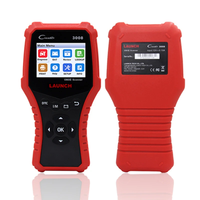 LAUNCH CR3008 OBD2 считыватель кода двигателя Creader 3008 инструмент сканирования