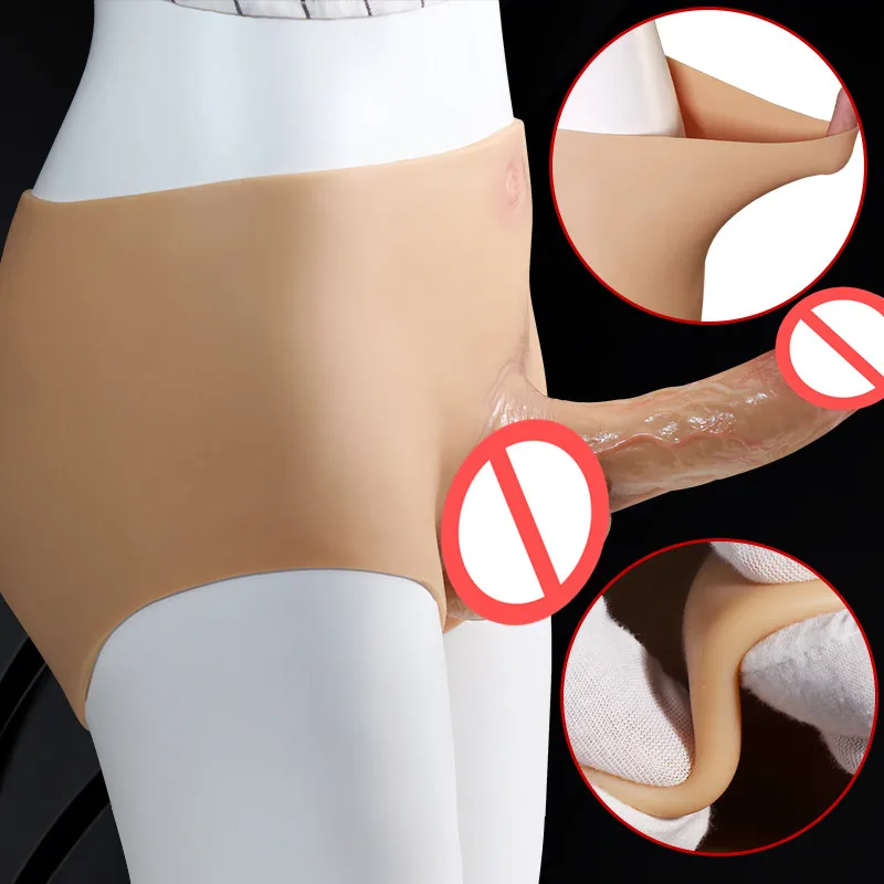 Silicone Strap-on Dildo Elastic Panties Realistic Dildo Wear Pants Masturbation Toy For Woman Lesbian Strap on Penis Sex Toy 22
