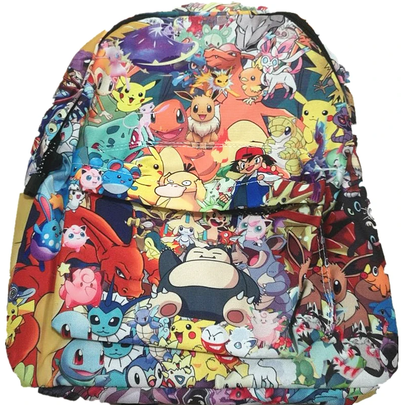 1" мультфильм PIKACHU Go Galaxy Рюкзак Школьный книги сумка на молнии для детей мальчиков девочек студентов косплей подарок