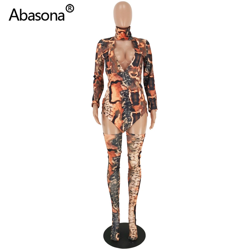 Abasona, мода, Осень-зима, принт, полный рукав, женские платья, набор+ носки, женские модные сексуальные костюмы из 2 предметов, повседневный спортивный костюм