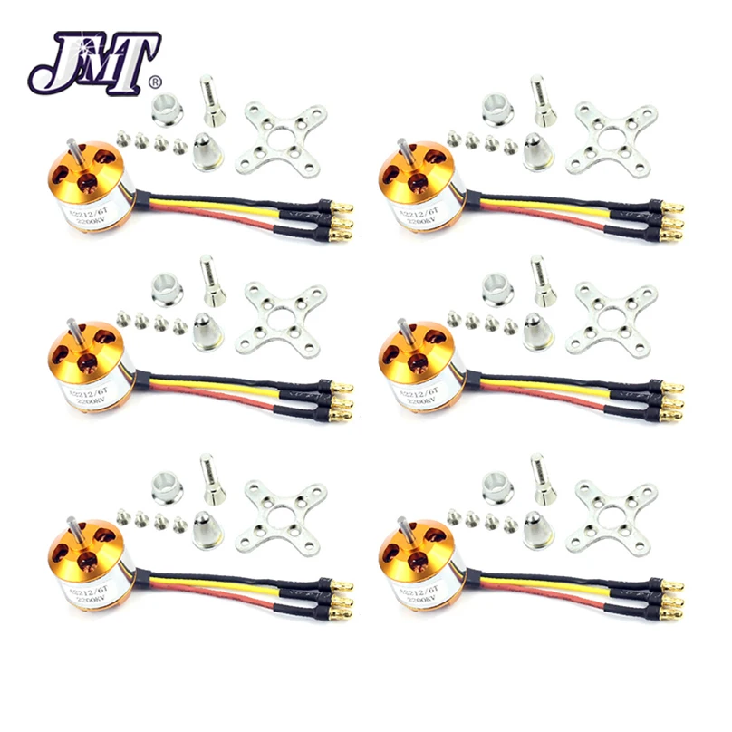 JMT A 2212 A2212 2200KV бесщеточный мотор с внешним креплением 6T для радиоуправляемого