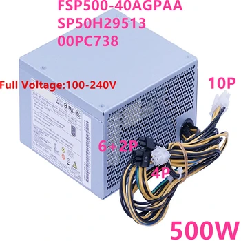 

New PSU For Lenovo 6600 8600 710 920 P330 RTX2060 2080 P320 500W Power Supply FSP500-40AGPAA SP50H29513 00PC738 FSP400-40AGPAA