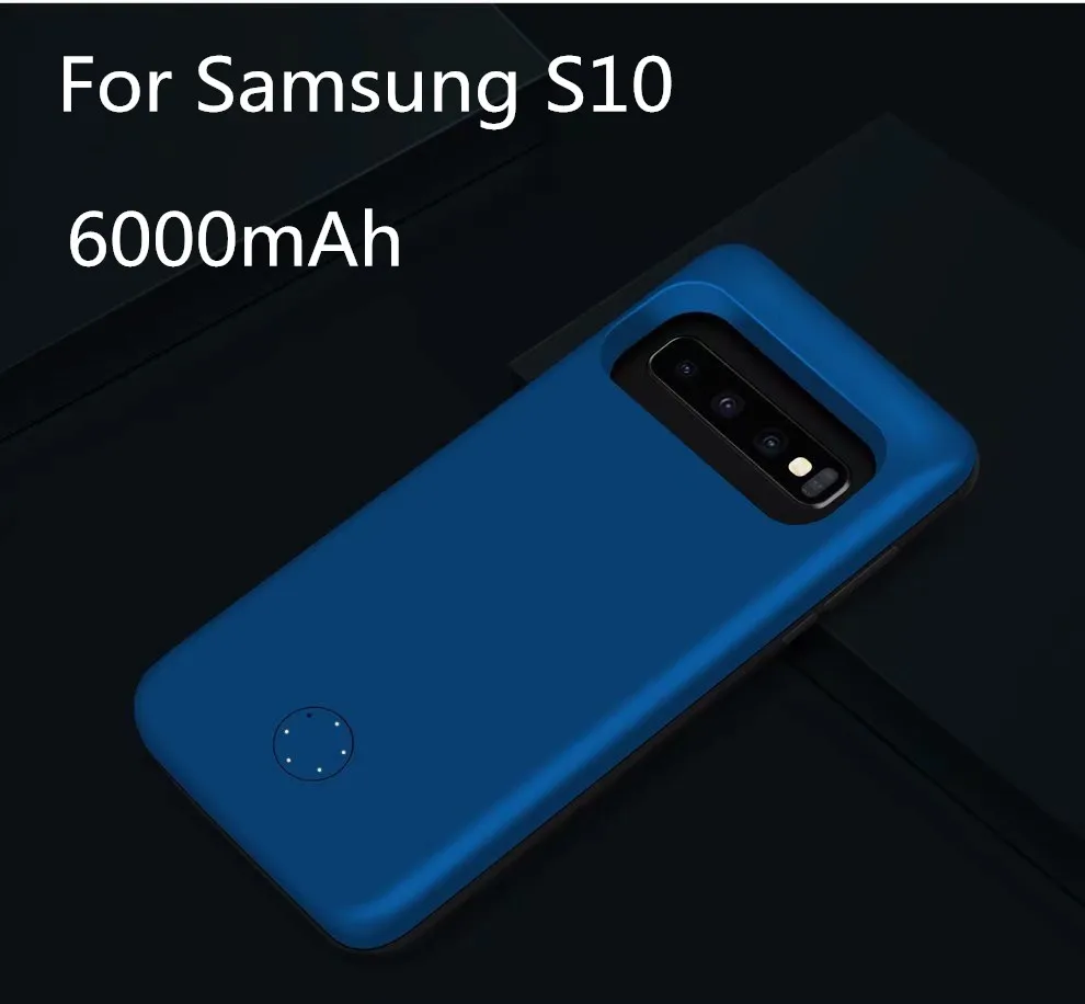 Чехол для зарядного устройства для samsung Galaxy S10 S9 S8 Plus S10E Note 10 Plus чехол для аккумулятора тонкий 5000-6500 мАч - Цвет: 9