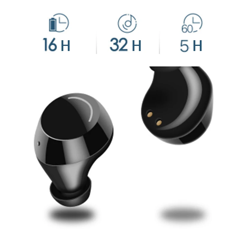 TWS09 сенсорные водонепроницаемые bluetooth-наушники спортивные с двумя ручками 5,0 мини-наушники-вкладыши bluetooth-гарнитура