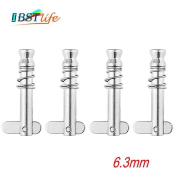 

4PCS 6.3*42mm Stainless Steel 316 Marine Grade 1/4 inch Quick Release Pin for Boat Bimini Top Deck Hinge Marine hardware