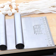 Нержавеющая сталь кухонные аксессуары для работы с мастикой торт украшения инструменты Популярные выпечки скребок для теста для пиццы лопатки для теста резак 1 шт