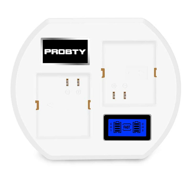 1 Pc Charger 2440mAh 7,2 V перезаряжаемая батарея+ lcd Двухканальное зарядное устройство для камеры Netgear arlo Pro 308-10031-01 A-1 - Цвет: 1 Pc Charger