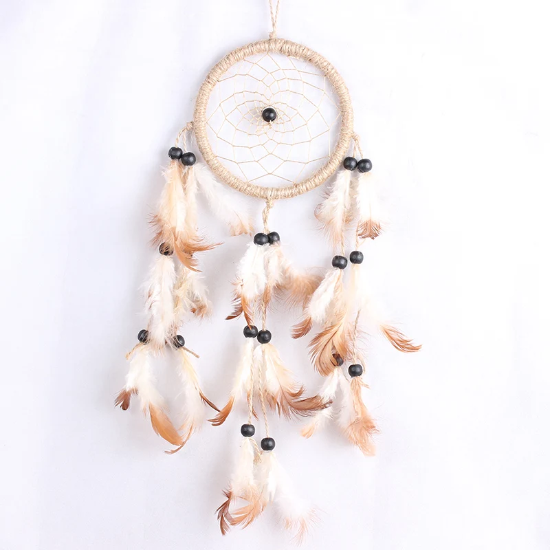 

Circle Pattern Dream Catcher Dreamcatcher Net Car Hemp Rope Bead Ornament