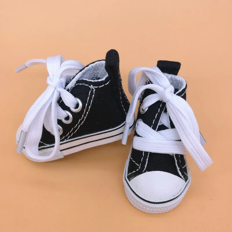 Tilda 5.5cm Canvas Sneakers For Dolls Paola Reina Minifee Corolle,Toy Bjd Doll Sports Shoes for EXO KPOP Stuffed Dolls Toys 7