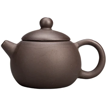 

Hand Made Mini Tea Pot Chinese Ball Hole Filter Inverted Purple Clay Teapot Fingertip Creative Juegos De Te Home Garden EF50TP