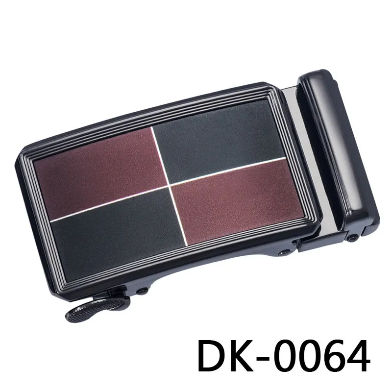 DK-0064 Известный бренд мужской ремень с пряжкой без ремня мужской золотой синий ремень с пряжкой для мужчин автоматический ремень с храповым механизмом металлическая пряжка - Цвет: DK-0064