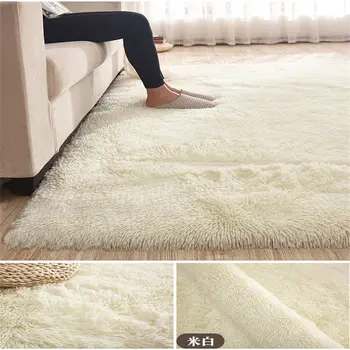 

Carpet Bedroom Oval Bedside Carpet Not Lint Non-fading blanket Living Room Sofa Coffee Table Non-slip Mat Floor Room Plush Rug