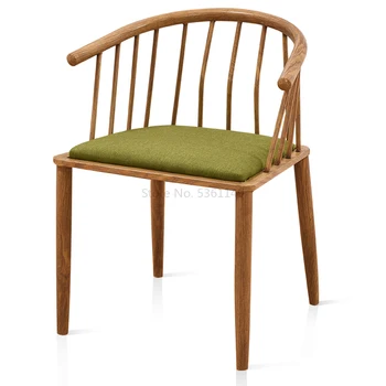 

Simple Nordic Light Luxury Dining Chair Iron Home Restaurant Imitation Solid Wood Stools Table and Combination Set