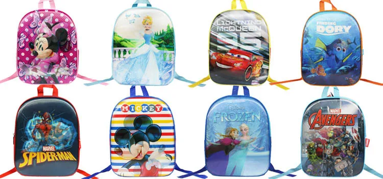 Disney мультфильм принцесса начальной школы мультфильм сумка замороженные дети Наплечная нагрузка мини рюкзак школьный автомобиль Эльза Анна
