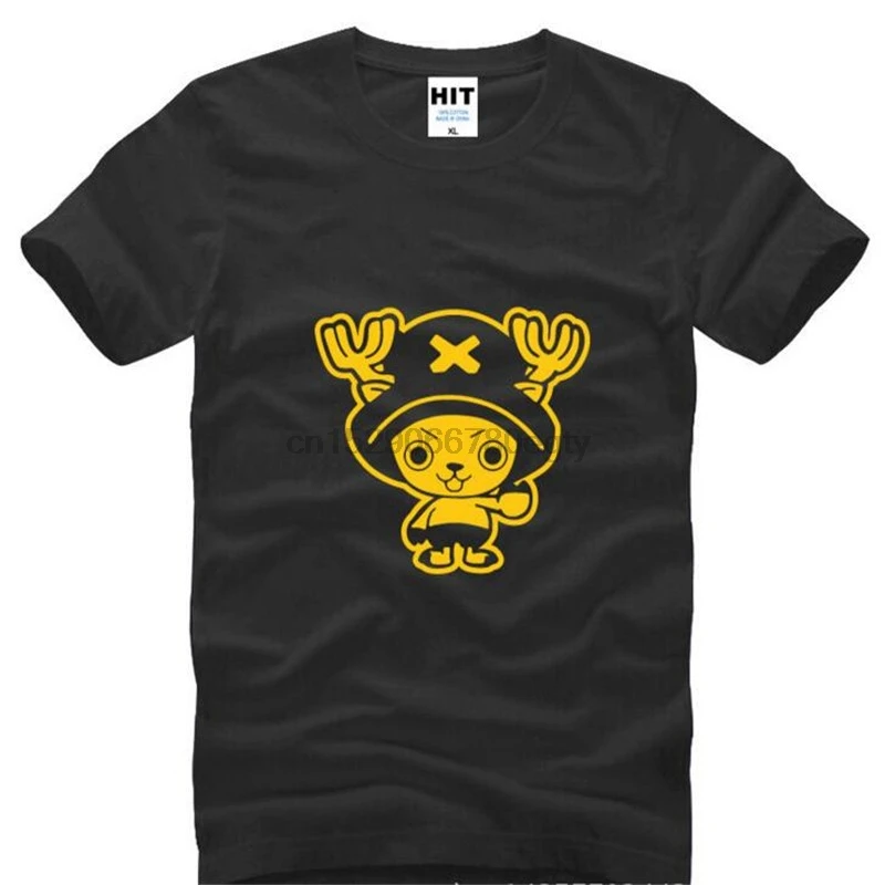 Одна деталь Чоппер печатных футболки для мужчин лето короткий рукав О образным