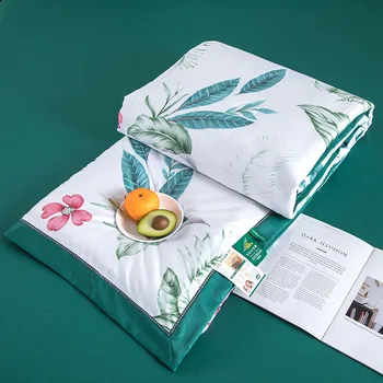 

Summer Clearance Tencel Fruit pattern quilt air-conditioned Blanket summer cool Household Single Double Office Adult Children