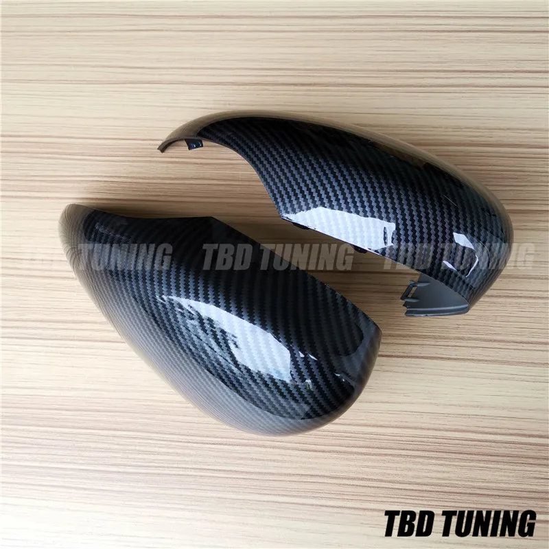 Fiesta Carbon Look зеркальное покрытие для Ford Fiesta MK6 ST 2010 2011 2012 2013 зеркало заднего вида аксессуары