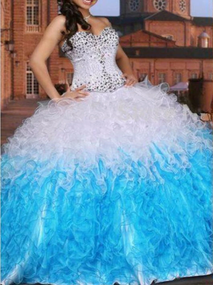 Очаровательные милые 16 пышные платья vestidos de novia хрустальные вышитые бисером вечерние платья на Выпускной vestidos de 15 Anos на заказ